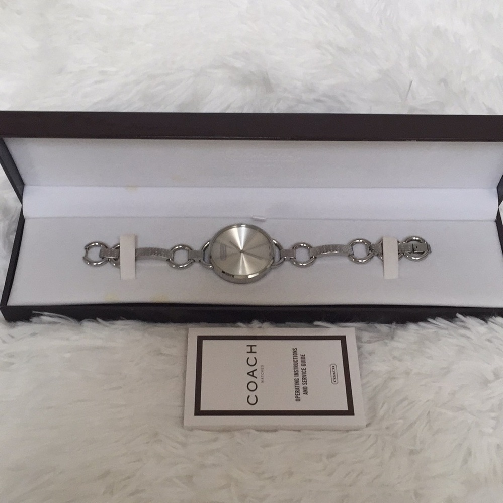 Coach Silver Watch
